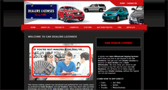 Desktop Screenshot of dealerslicenses.com